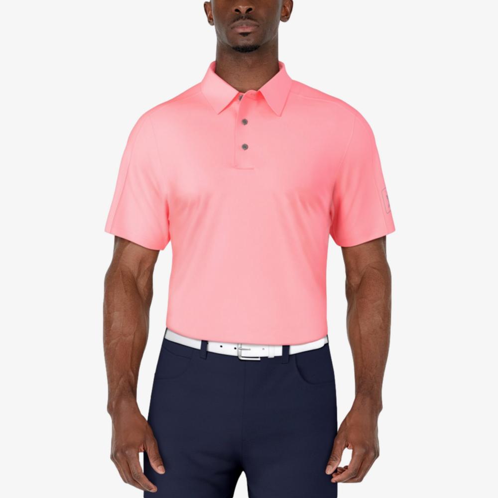 PGA TOUR Apparel S25: SS Nylon Cooling Texture Polo