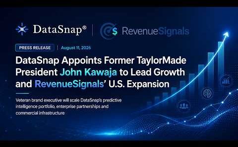 DataSnap Appoints Former TaylorMade President John Kawaja to Lead Growth and RevenueSignals’ U.S. Expansion