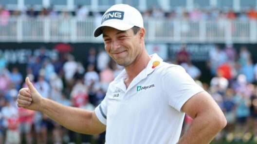 Hovland celebrates his eighth PGA Tour title and first in over a year