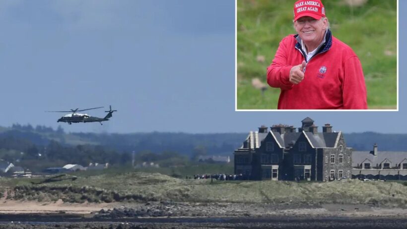Trump to visit Ireland next month for Irish Open at his golf course