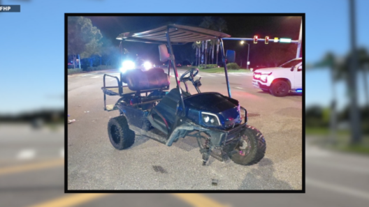 Two teens hospitalized after golf cart crash in Wesley Chapel, Florida