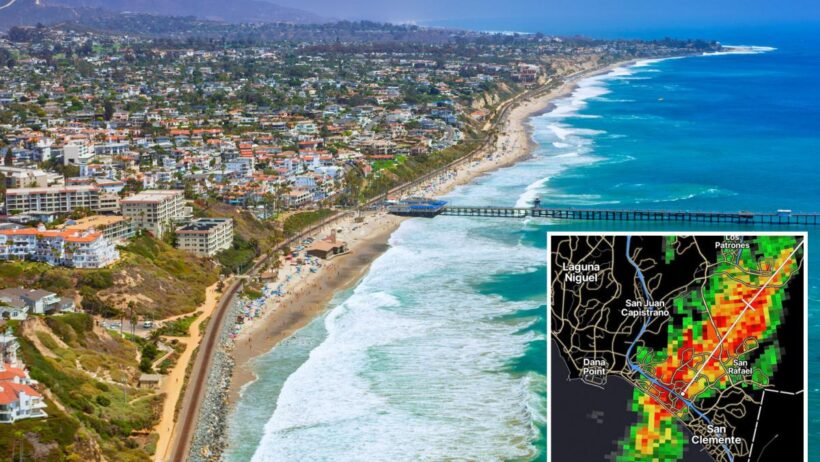 Storm triggers possible tornado touchdown in San Clemente