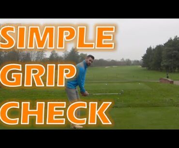 SIMPLE GOLF GRIP CHECK