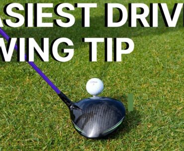 THE EASIEST DRIVER SWING TIP  - learn an effortless golf swing with this simple driver tip