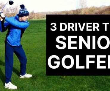 3 Steps To INSTANTLY Improve Your DRIVER SWING! - Great for SENIOR GOLFERS