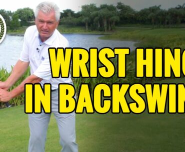 PROPER WRIST HINGE IN GOLF BACKSWING