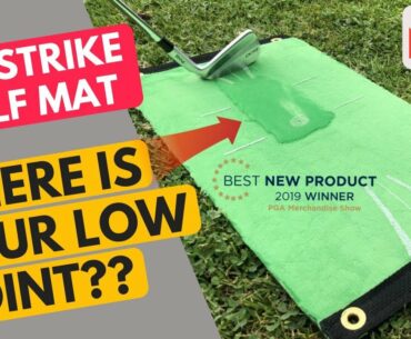 Best Golf Training Aid To Know Your Golf Swing Low Point!!