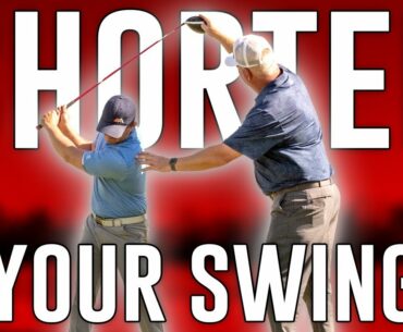 Shorten Your Golf Swing The CORRECT Way ✅