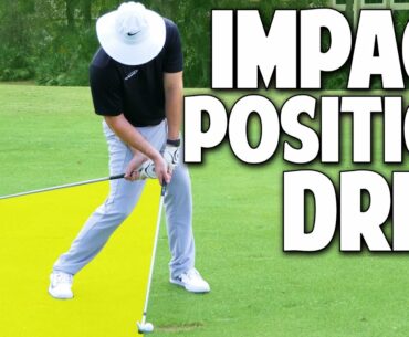 Golf Swing Impact Position Drill For Deadly ACCURACY!