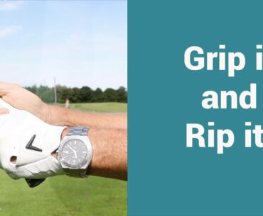 Golf Grip: Place your hands correctly on the club for more power and control of the golf club.