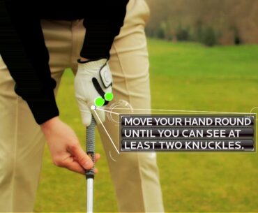 Proper golf grip - fix my hook