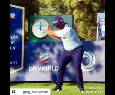 Jon Rahm golf swing , driver