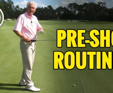 GOLF PRE-SHOT ROUTINE TIPS FOR GRIP, ALIGNMENT & POSTURE