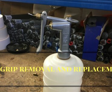 Golf Grip removal and replacement.