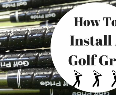 How to install a Golf Grip, both of them , Golf Club Repair