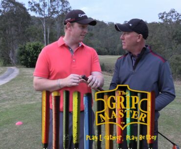 THE GRIP MASTER - LEATHER GOLF GRIP