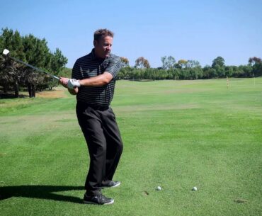 Get your golf swing unstuck-Left arm off chest