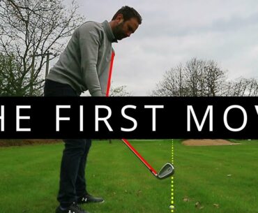 THE FIRST MOVE IN THE GOLF SWING