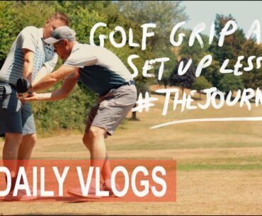 GOLF GRIP AND SET UP GOLF TIPS THE JOURNEY