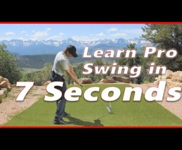 Can You REALLY Learn the Golf Swing in 7 Seconds?