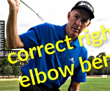 Right arm bend in the golf swing | 3 faults and how to correct them