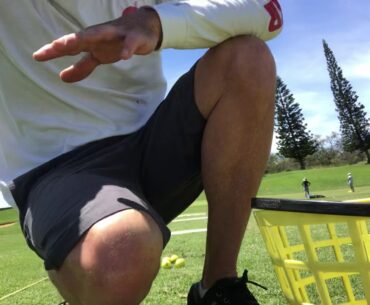 Grip the club right . Golf video help