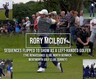 Rory McIlroy Golf Swing sequences as a left-handed golfer (Driver, 3 wood Long/Mid/Short Irons) 2020