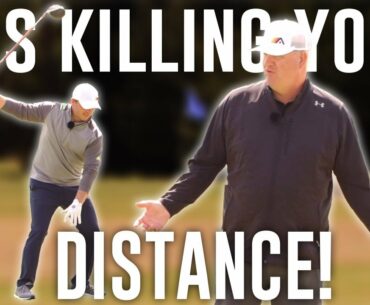 🛑STOP Killing Your Golf Swing Distance With These Tips ☠️