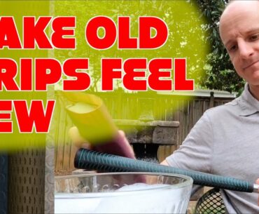 Make Old Golf Grips Feel New