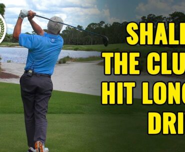 (Golf Swing Drills) How to Shallow the Club & Hit Longer Drives!