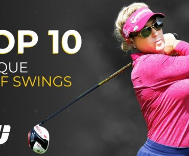 Top 10: UNIQUE Golf Swings | Golfing World