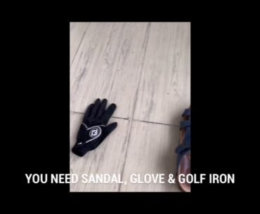 EASIEST GOLF SWING LESSON : CUT THE GRASS FOR BETTER GOLF SWING