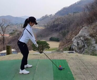 포레스트힐cc | 파6 2번 돌기 | 연습라운드 | golf swing