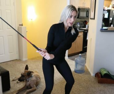 AT HOME GOLF DRILLS FOR FULL SWING POSITIONING & TIMING