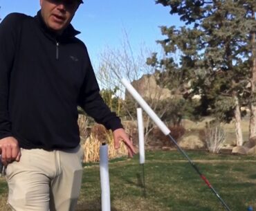 Part 1 of 3 showing my favorite golf swing feedback station and how to set it up.