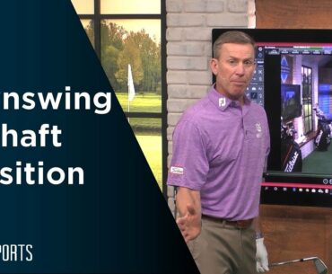 Michael Breed: Golf Club Shaft Laying Down in the Downswing