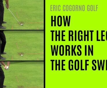 GOLF: How The Right Leg Works In The Golf Swing