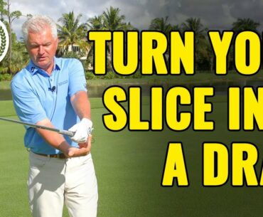 Turn Your Slice Into a Draw - Golf Swing Drills! (SO SIMPLE!)