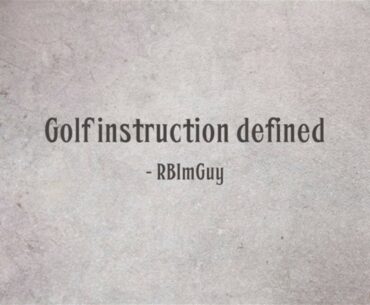 vlog Fixing modern golf instruction starts with The Grip Backyard talk