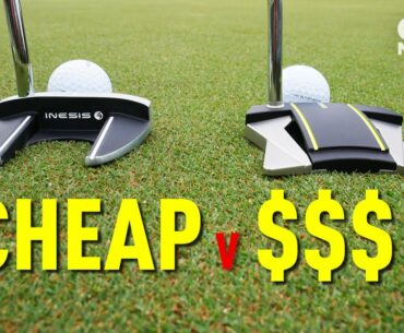 CHEAP v EXPENSIVE PUTTER TEST (Inesis v Scotty Cameron)