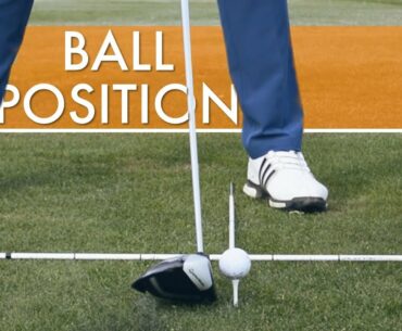 BALL POSITION THROUGH THE BAG