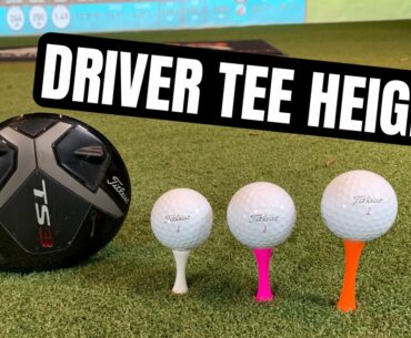 HIT LONGER DRIVES BY USING THE CORRECT TEE HEIGHT FOR YOU!