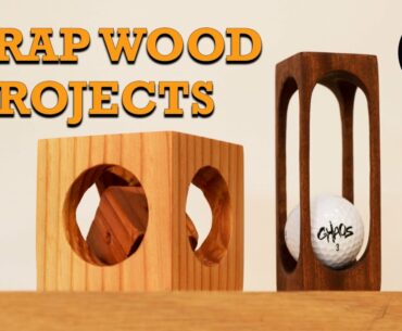 Fun Scrap Wood Projects - Magic Golf Ball and Cube Within a Cube