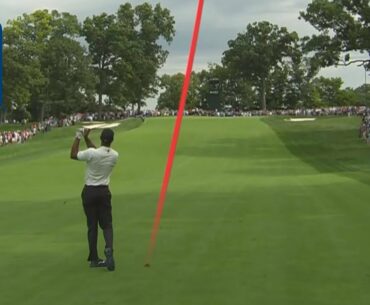 Tiger Woods’ shot trails at BMW Championship 2019