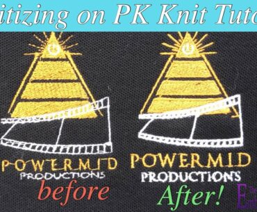 How to Digitize Embroidery Designs for Golf Shirts & Sports Wear (Pique Knit)