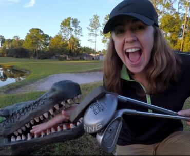 Can Jon BREAK PAR w/ VINTAGE PING GOLF CLUBS? (9 Hole Course Vlog w/ SHOT TRACER!!)