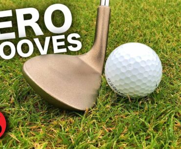 I've never seen ANYTHING like it..... THE GROOVELESS GOLF WEDGE