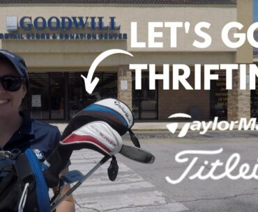 WE GO THRIFTING FOR GOLF CLUBS!! (Surprising!!)