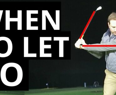 WHEN TO LET GO OF LAG IN THE GOLF SWING