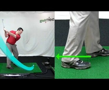 Golf Instruction Video: Better shoulder turn with the Staggered Stance Drill